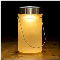 Goods+Gadgets LED Solarleuchte LED Einmachglas Solarleuchte – Solar Lampe für Garten, Terrasse & Deko, Solarglas