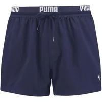 PUMA BODYWEAR Badehose Beachwear Short Shorts Taschen, Logo-Bund