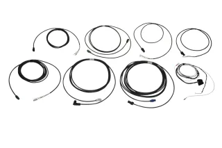 Original Kufatec Kabelsatz Kabelbaum Adapter Kabel Umfeldkamera - 4 Kamera System für Audi Q3 F3