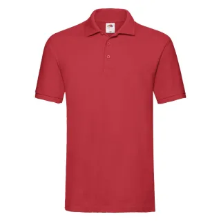 Fruit of the Loom - "Premium" Poloshirt für Herren (Rot)
