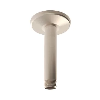 VitrA Universal Deckenarm für Duschkopf Länge 10 cm mit Anschluss G 1/2" Nickel gebürstet,A4564934 A4564934