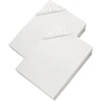 Esprit Spannbettlaken PREMIUM Spannbettlaken, Mischgewebe, Gummizug: rundum, (2 Stück), 100 x 200 cm - 2er Set in Weiss