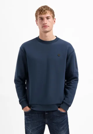No Excess - Sweater Crewneck Brushed inside night - Gr. - XL
