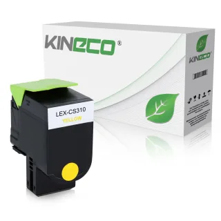 Toner kompatibel zu Lexmark CS310 700H4 70C0H40 XXL Yellow
