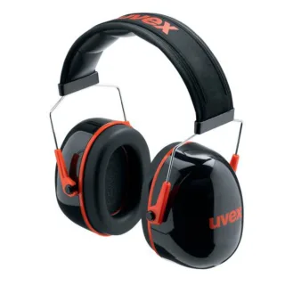 uvex K3 Kapselgehörschutz K3 SNR 33 dB Größe S/M/L schwarz/rot - 2600003