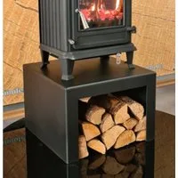 ECOfoxx Untergestell Universal-Untergestell für Kaminöfen Ofenbank Ständer L50xB50xH35cm