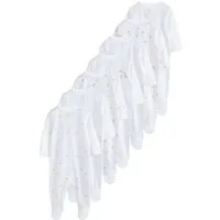 Next Schlafoverall 4er-Pack Babystrampler mit Druckknöpfen, 7er-Pack (7-tlg)
