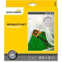 SCHELLENBERG Fliegengitter-Gewebe Insektenschutz-Vorhang Standard Betthimmel, (Set, 1-St), Moskitonetz Baldachin für das Bett, 2 m x 8,5 m, weiß