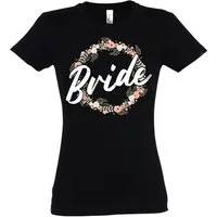 Youth Designz T-Shirt Bride Team Braut JGA Damen Shirt mit lustigem Hochzeit Spruch Print