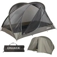 ONVAYA Moskitonetz ǀ Insektenschutzzelt ǀ für 2 Personen ǀ einfacher Aufbau ǀ Camping