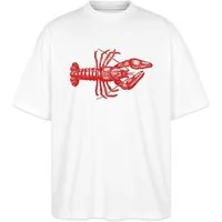 Spreadshirt T-Shirt Hummer Illustration Print Delikatesse Oversize Unisex T-Shirt (1-tlg)