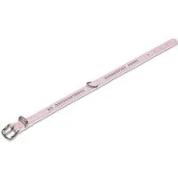 Nobby Hunde-Halsband Halsband Crystal einreihig rosa/weiß