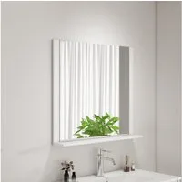 welltime Badspiegel AMSTERDAM, in zwei Breiten 60cm, 80cm mit praktischer Ablagefläche