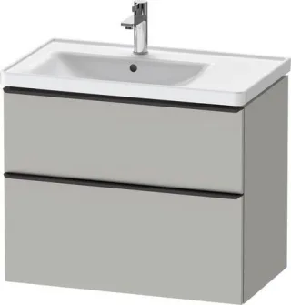 Duravit D-Neo Waschtischunterbau wandhängend Betongrau Matt 784x452x625 mm - DE43570BD070000 DE43570BD070000