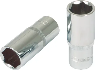 KS Tools 3/8" CHROMEplus Sechskant-Stecknuss, lang - 918.3842