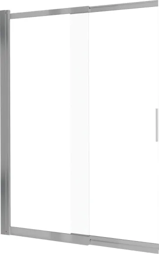 Neuesbad Wanne SCREEN, Edelstahl Gebürstet, Transparent Glas mit Abdeckung, 100X140CM NB1DEKTJF73R1