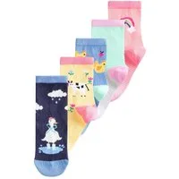 Next Kurzsocken Knöchelsocken mit Bauernhofmotiven, 5er-Pack (5-Paar)