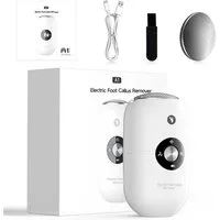 ibettertec Elektrischer Hornhautentferner Hornhautentferner Elektrischer Hornhautentferner Pediküre Set, Hornhaut entfernen, 1-tlg., 3-stufige Drehgeschwindigkeitsregelung, LED-Display Rissige Fersen Hornhaut entfernen