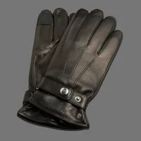 AKAROA Lederhandschuhe Lederhandschuhe RON Smartphone Funktion
