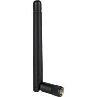 WLAN-Antenne schwarz, omnidirektional, Kippgelenk