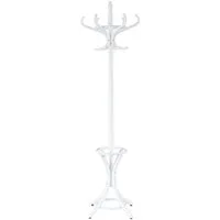 COSTWAY Garderobenständer, 184cm, mit Schirmständer und 12 Kleiderhaken