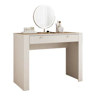 Idohome Schminktisch, Kaschmir, Holzwerkstoff, 2 Schubladen, 102x79x50 cm, Schlafzimmer, Schminktische