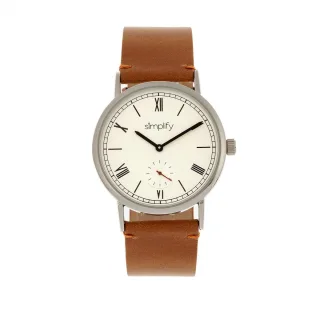 Simplifiez la montre à bracelet en cuir 5100