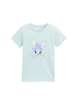 tom tailor kids - T-Shirt mit Print dream green - Gr. - 92/98