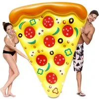 sloosh Luftbett SLOOSH riesiges Pizza-Pool-Floß (1,8 x 1,5 m)