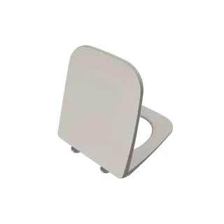 VitrA Universal Square WC-Sitz Superslim Wrap mit Absenkautomatik Sandbeige Matt,207-422R009 207-422R009