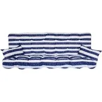 Kühnemuth Auflagekissen Auflagen Set für Hollywoodschaukeln Sitzkissen Auflage 180x50 Design