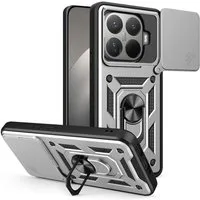 betterfon Handyhülle Panzerhülle für Xiaomi 15T Pro Kameraschutz und Ringhalter, Outdoorhülle mit Smartstand Kameraschutz und Silikonkern