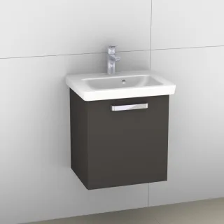 Artiqua 414 Waschtischunterschrank für Subway 2.0 7315F0 Stahlgrau, 414-WUT-V79-R-7142-88 414-WUT-V79-R-7142-88