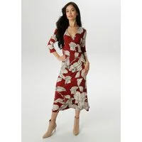 Aniston SELECTED Jerseykleid mit V-Ausschnitt in Wickel-Optik