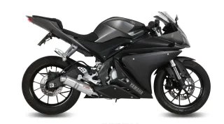 Komplettanlage Sport Auspuff GP Storm by MIVV Yamaha YZF-R 125/MT-125 Bj. 2014-2018 RE11/RE29 +ABE