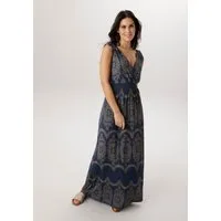 Aniston SELECTED Sommerkleid mit breiten Trägern zum Raffen