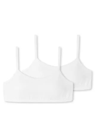 SCHIESSER - 2PACK Bustiers weiss - Gr. - 152