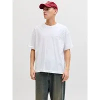 Jack & Jones T-Shirt JORMONTAUK BACK GRAPHIC TEE SSCN EA26 SN Baumwolle, locker geschnitten