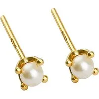 Runde Perlé Perlenohrringe winzige zarte Perlenohrstecker, minimalistische Perlenohrringe, 925er Silber, 18K Gold
