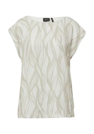 s.Oliver BLACK LABEL - T-Shirt beige - Gr. - 42