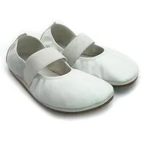 POLOLO Barfuß Ballerina Kaya, Damen Barfußschuh aus natürlich gegerbtem Leder