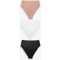 Next High-Waist-Slip 3er-Pack No VPL Hochbund-Slips, hohes Bein (3-St)
