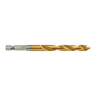 Milwaukee Metallbohrer SHOCKWAVE HSS-G TiN 8,0mm - 5 Stück - 4932478183
