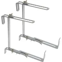 Bellissa Blumenkastenhalter Balkonkastenhalter Blumenkastenhalter 2er Balkonkastenhalterung 30kg, 2-St.