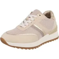 Ital-Design Eleganter Sneaker mit gepolsterter Innensohle für Damen Sneaker (91261470) Keilabsatz/Wedge Sneakers Low in Beige