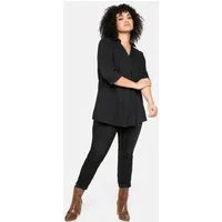 Sheego Klassische Bluse Langarmbluse Langarm