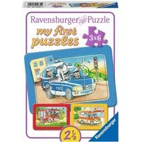 Ravensburger Rahmenpuzzle Tiere im Einsatz, Puzzleteile