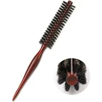 LuxusKollektion Rundbürste Mini Bartbürste Männer 2,7cm Wildschweinborsten Föhnen Lockenbürste