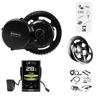 [EU DIRECT] BAFANG BBS02B 48V 500W Mid-Motor Conversion Kit Electric Bike Kits with C010 Display Screen 36/42/44T Chainw