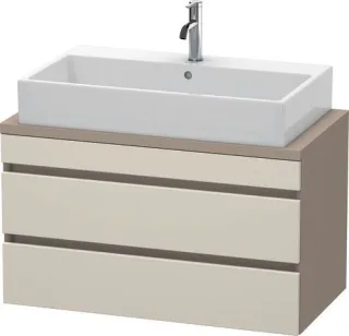 Duravit DuraStyle Konsolenwaschtischunterbau wandhängend Taupe & Basalt Matt 900x478x512 mm - DS5308 DS530809143